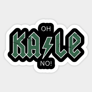 Oh Kale No! Funny Kale Sticker